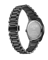 ساعة رجالية من الستيل بميناء رمادي - Grey