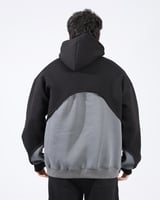 هودي أسود رصاصي