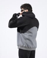 هودي أسود رصاصي