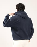 هودي أوفر سايز كحلي قصة بوكس