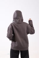هودي اوفر سايز رمادي