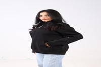 هودي اوفر سايز اسود