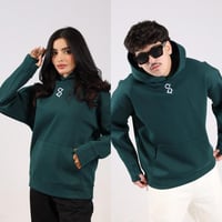 هودي اوفر سايز اخضر