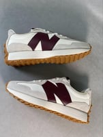 New Balance 327 'White Dark Red'