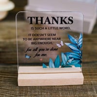 لوحة شكر Thanks