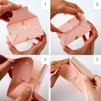 10 حبات توزيعات وردي ذهبي