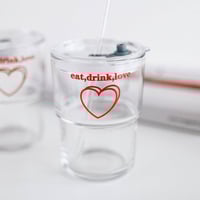 كوب قهوة Eat, drink, love