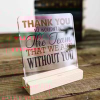 لوحة شكر Thank You