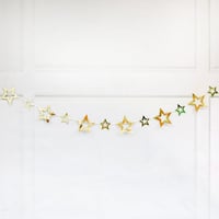 زينة نجوم ذهبية للحفلات