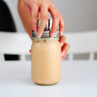 شيكر زجاجي لخلط مشروبات القهوة والعصائر