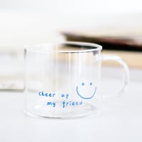 كوب قهوة زجاجي Cheer Up