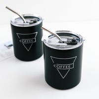 كوب قهوة ستيل + مزاز