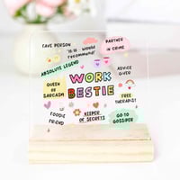 لوحة صديقتي المفضلة بالعمل