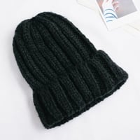 قبعة صوف شتوية أسود