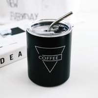 كوب قهوة ستيل + مزاز