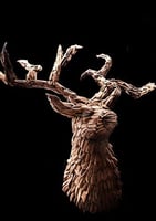 غزال العود - قطعه فنية