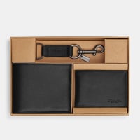 محفظة كوتش رجالية طقم هدية