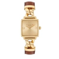 ساعة كوتش نسائية كاس ذهبي