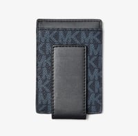 محفظة بطاقات مايكل كورس مع مشبك