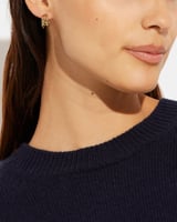 أقراط كوتش حصان وعربه ذهبي