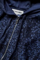 هودي بسحاب رجالي – أزرق ملكي – قطن 100% – Les Benj...