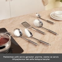 طقم أواني طهي ميكس-كوك-ستور - ستيل فضي - طقم متكام...