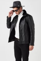 معطف جلد رجالي من DERIZA - أصلي