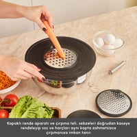 طقم أواني طهي ميكس-كوك-ستور - ستيل فضي - طقم متكام...