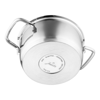 طقم أواني طهي جامبو مايرا - فضي ستيل - طهي صحي وعم...