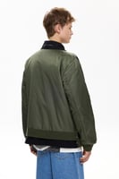 جاكيت بومبر رجالي أسود / رجالي - راحة وأناقة - Les...