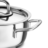 طقم أواني طهي جامبو مايرا - فضي ستيل - طهي صحي وعم...