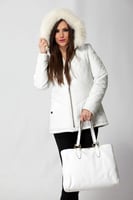 معطف جلد فرو من DERIZA - أصلي