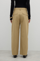 بنطلون مدبب - بني - عملي ومريح - ROMAN - تركي أصلي