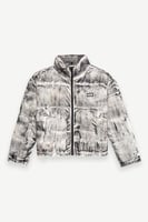 سترة منتفخة بسحاب أسود – دافئة ومريحة – جيوب جانبي...