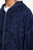 هودي رجالي - كحلي - قطن 100% قصّة مريحة بسحاب - Le...