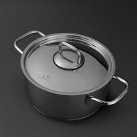 طقم أواني طهي جامبو مايرا - فضي ستيل - طهي صحي وعم...