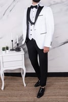 بدلة رجالي بجاكيت ابيض من Pr-paco-romano-أصلي