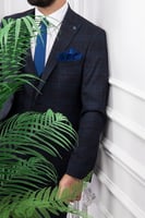 بدلة رجالي رمادي بزركشة من Pr-paco-romano-أصلي