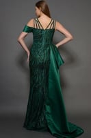 فستان سهرة نسائي أخضر بتطريز من 2k-m - أصلي