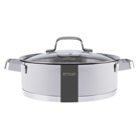 طقم زفاف إمسان أستريون - فضي لامع - طقم متكامل للط...