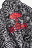 جاكيت منتفخ بسحاب منقوش – دافئ ومريح – جيوب جانبية...