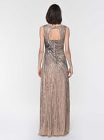 فستان سهرة مطرز - شمبانيا - فخامة المناسبات - ROMA...