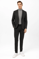 بدلة دوبي Slimfit رمادية اللون من SUVARI