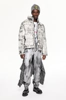 سترة منتفخة بسحاب أسود – دافئة ومريحة – جيوب جانبي...