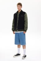 جاكيت بومبر رجالي أسود / رجالي - راحة وأناقة - Les...