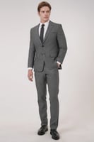 بدلة منقوشة بنمط منتظم من SUVARI