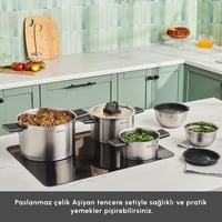 طقم أواني كاراكا أشيان - ستانلس ستيل 18/10 - مقابض...