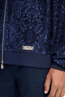 هودي رجالي - كحلي - قطن 100% قصّة مريحة بسحاب - Le...