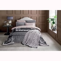 طقم مفرش عرايس - بيج ورمادي - راحة ونعومة فائقة -...