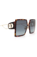 نظارة شمس نسائية مربعة بإطار مزركش من Dior -أصلي